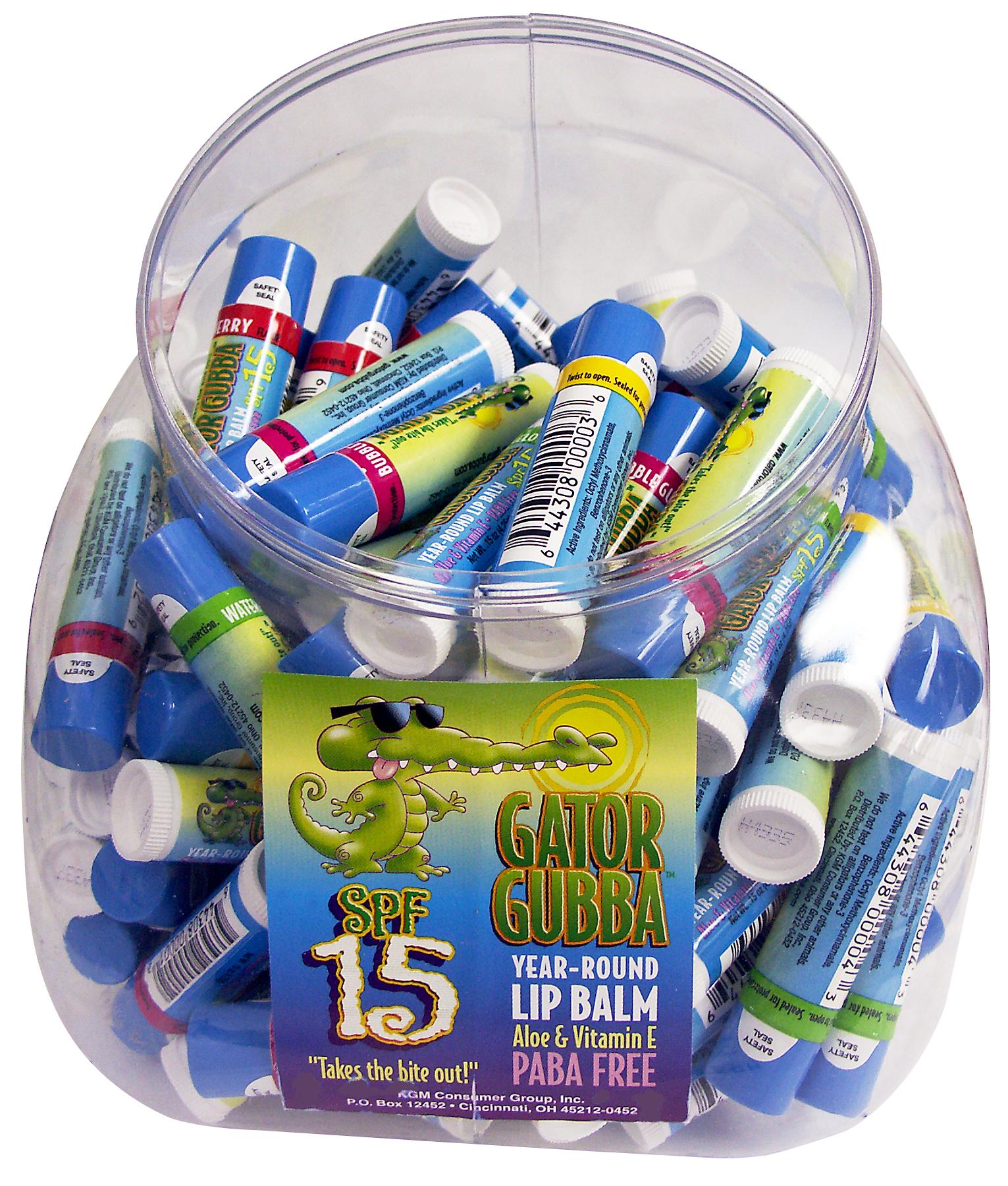 Gator Gubba SPF 15 36ct Fishbowl - Click Image to Close